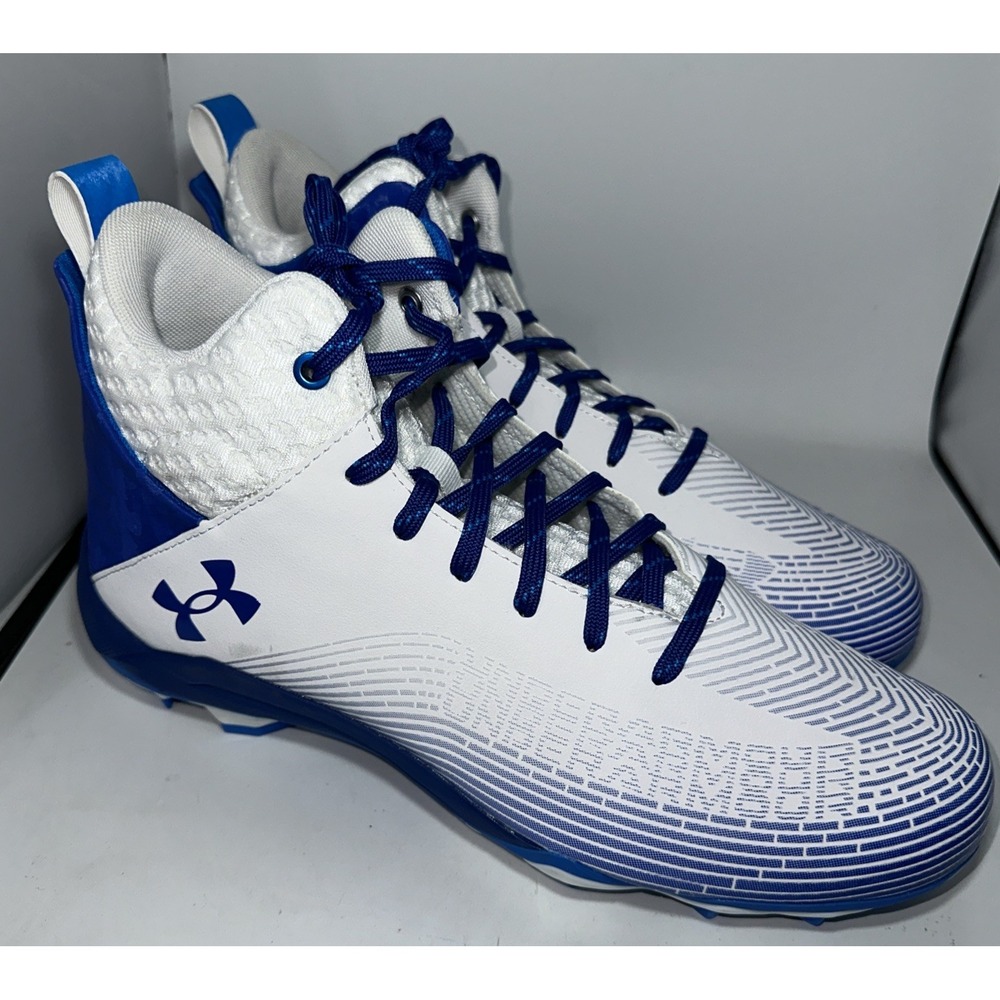 New Under Armour UA Men's Blue Hammer 2 MC Football Cleats Size 11‎